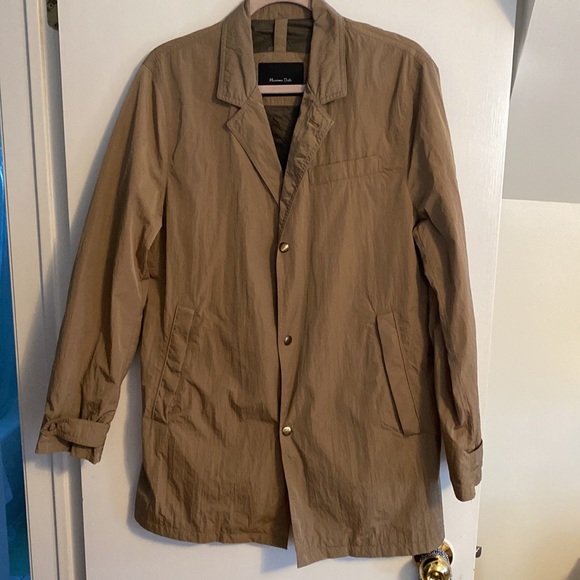 Designer Massimo Dutti Spring  Green Jacket - Picture 1 of 8